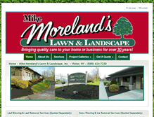 Tablet Screenshot of morelandslandscaping.com